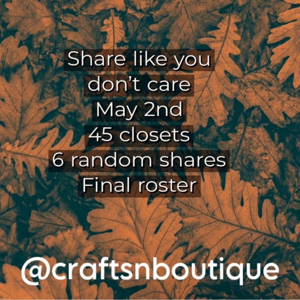 5/2 Share Event Going on now!! 🎉🎊🎉🎊